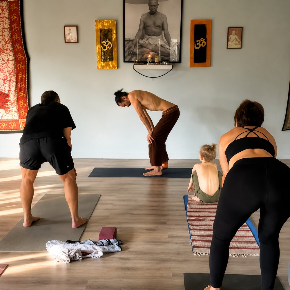 Yoga teacher training class in Phuket