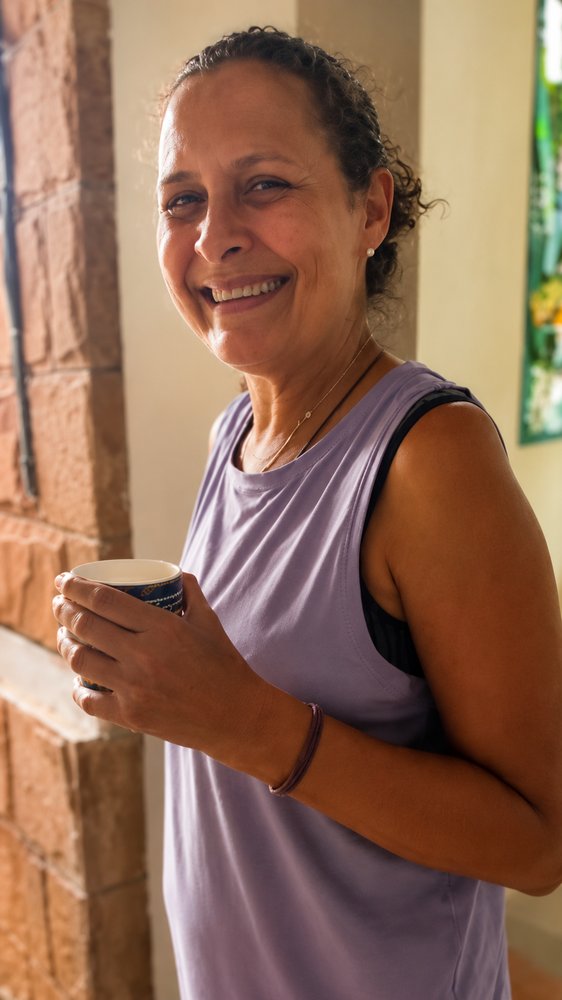 Practitioner at the shala
