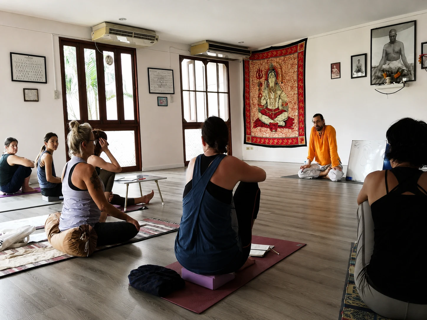 Teacher training lecture at Prana Integrity in Phuket